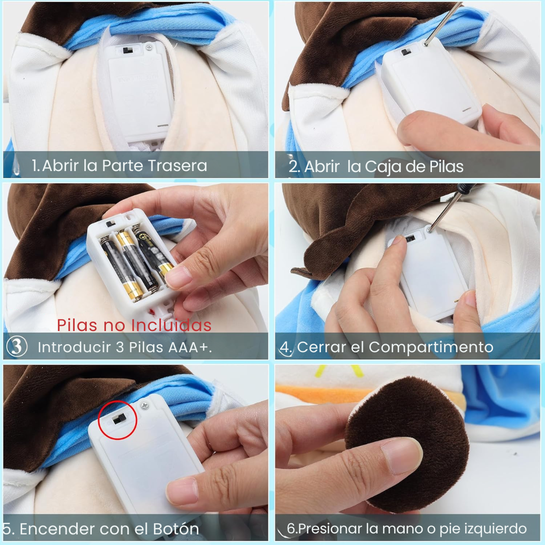 Peluche de Virgen María que Respira